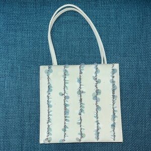 Saks Fifth Ave Silk and Paillettes Bag